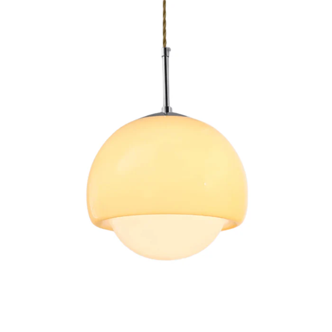 NovaLume Pendant Light With Glass Globe For Dining Table In Bauhaus Style