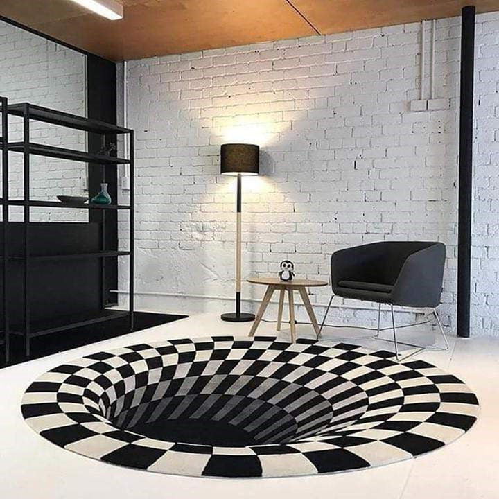 Tapete de ilusão 3D Vórtice | Filindra