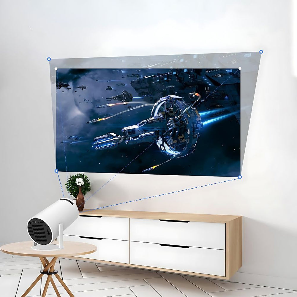 Avenro Auto Keystone Handheld 4K Mini Projector Portable Cinema