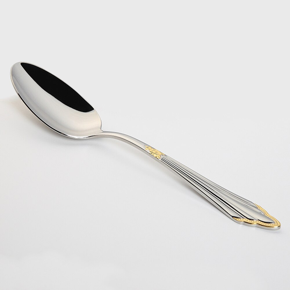 Orla handgjort lyxbestickset — dekorativ gyllene finish