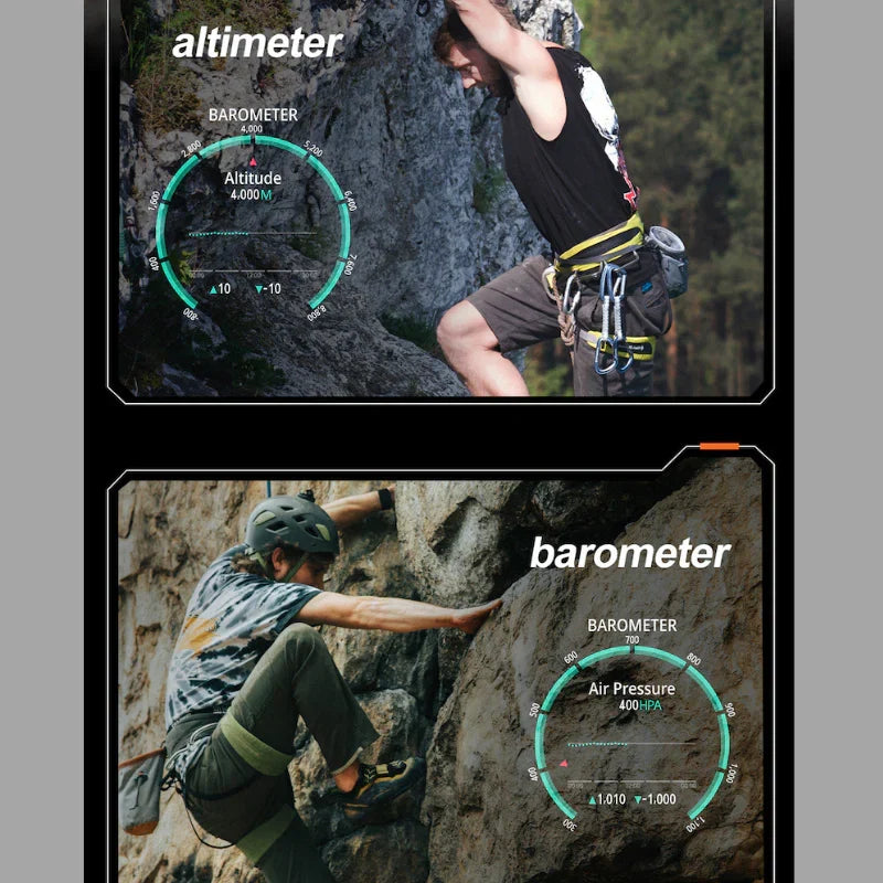 Montre connectée PinnacleX Pro — suivi complet de la santé et GPS