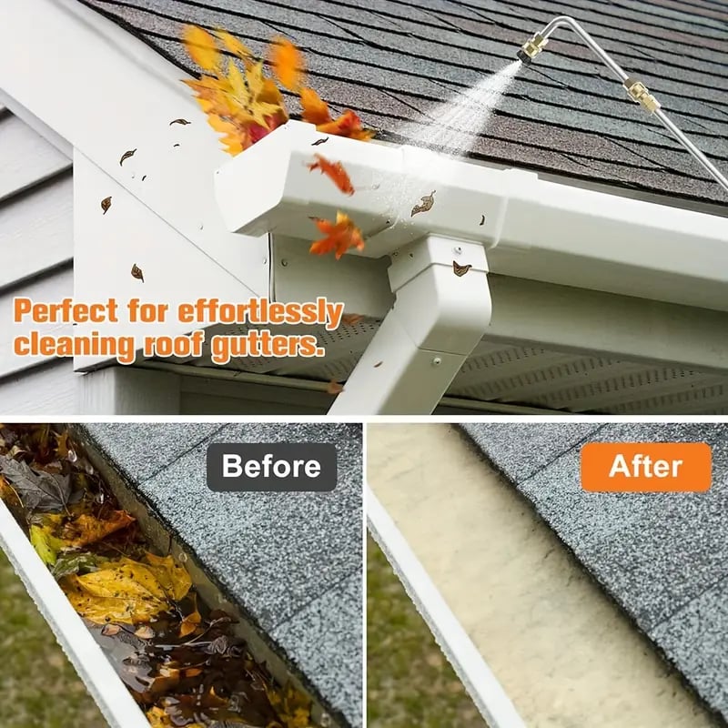 4000 PSI Telescoping High Pressure Washer Wand Set for Gutter & Roof Drainage & Walls Cleaning | Filindra