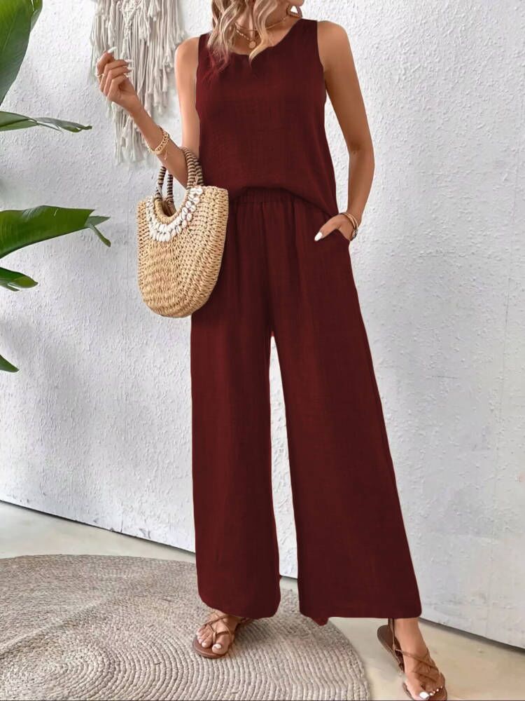 Tenue Large Décontracté Chic