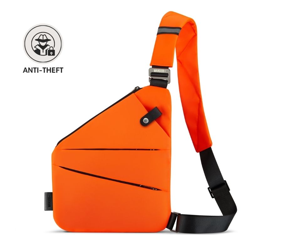 Anti-Theft Travel Bag — Concealed Zipper Design & Secure Front Pockets