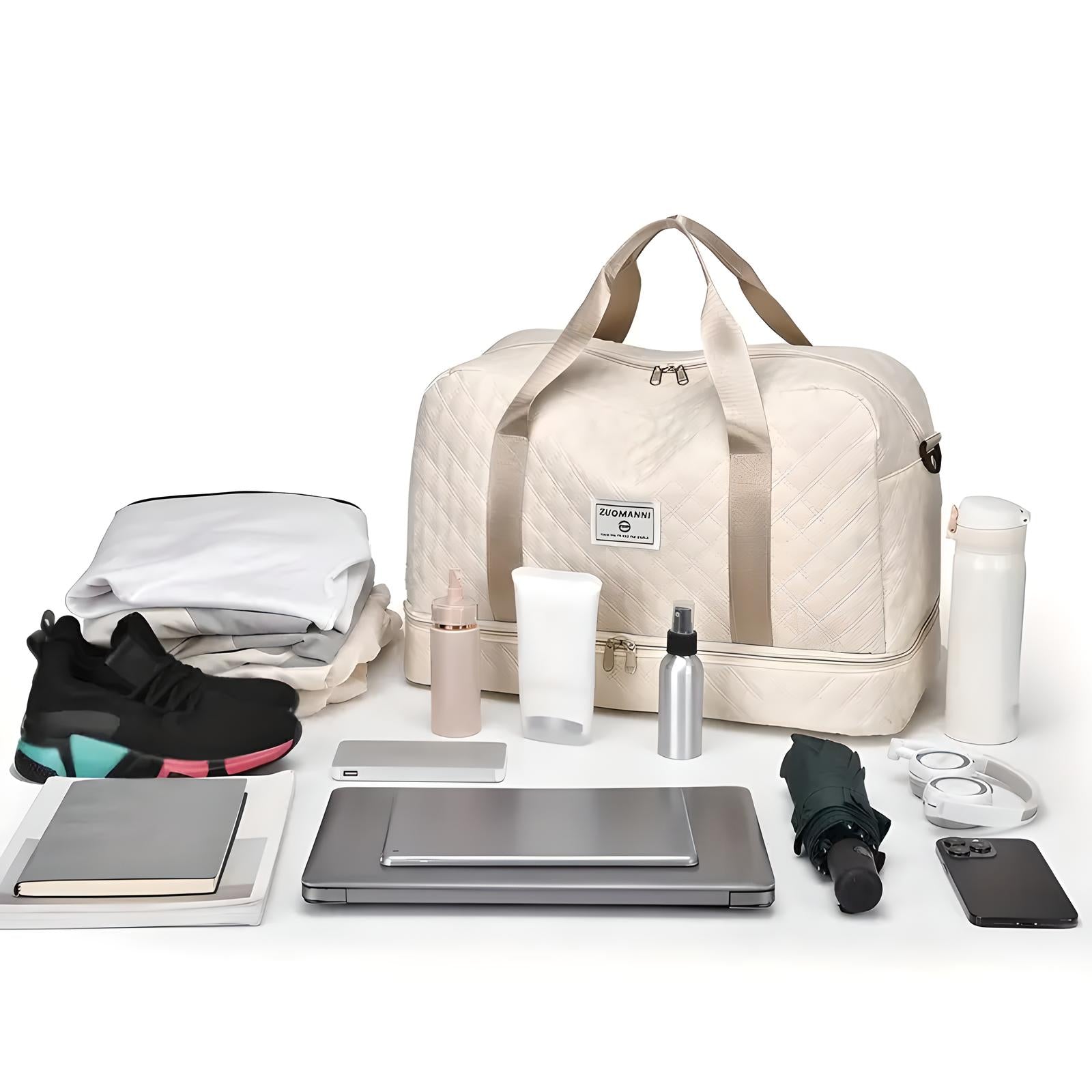 Voyager Weekender Reisetasche — Wasserdichte Außentaschen