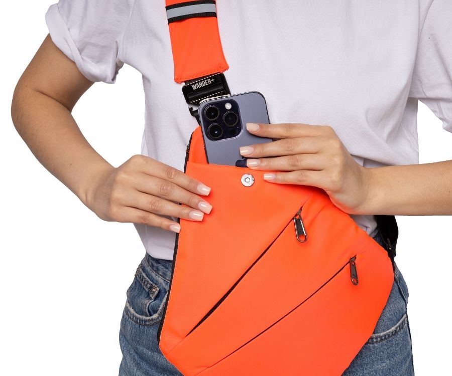 Anti-Theft Travel Bag — Concealed Zipper Design & Secure Front Pockets