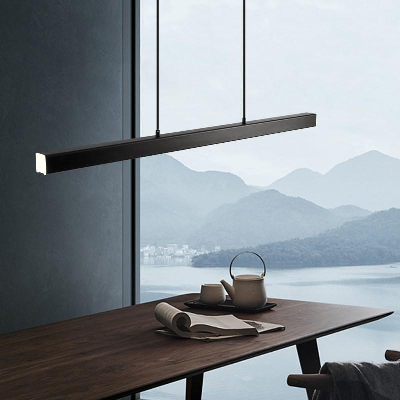 NovaLux MetroLight Modern Chandelier Ceiling Light – Acrylic and Metal