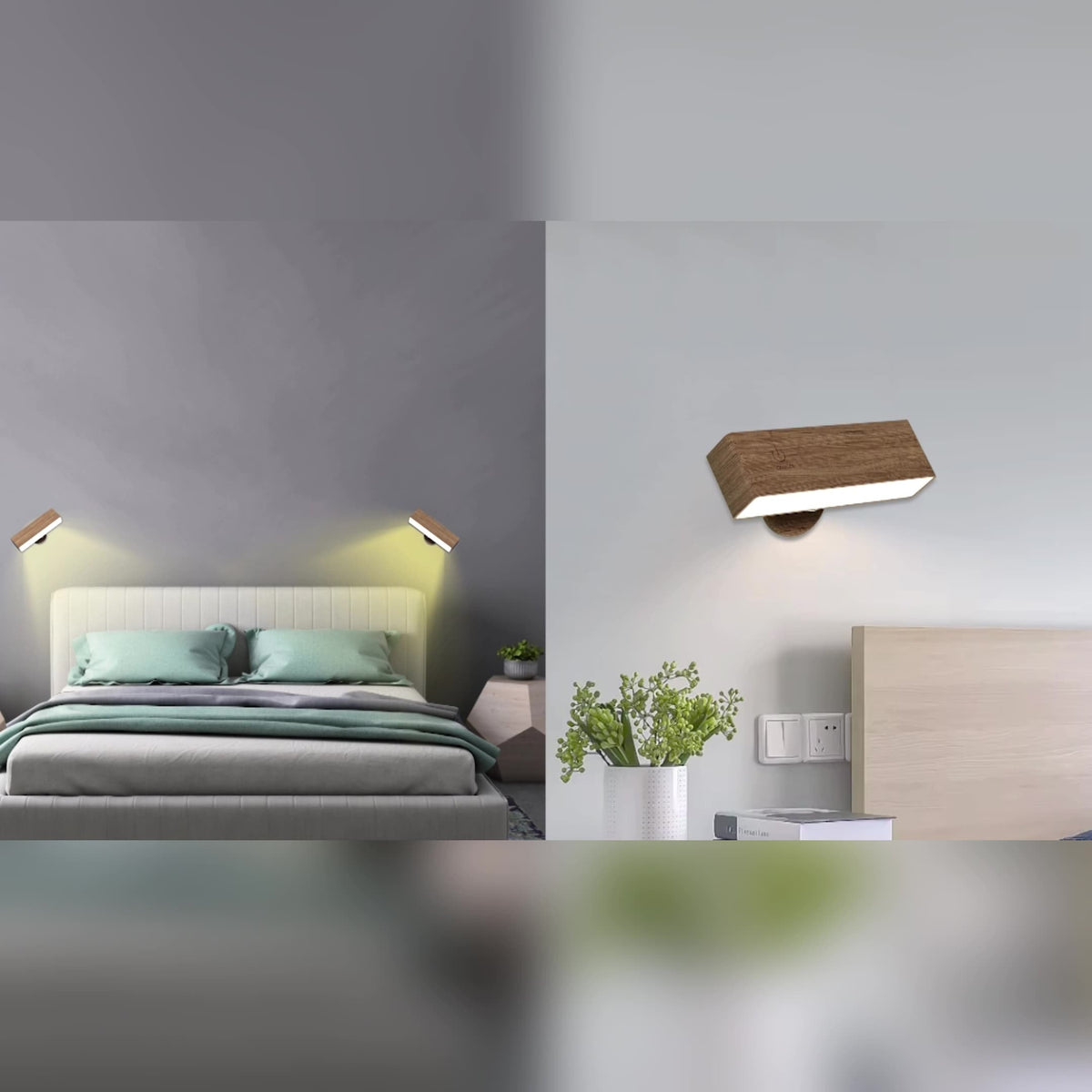 Brillenza Rechargeable Wall Sconce — 3000mAh Battery, Type-C