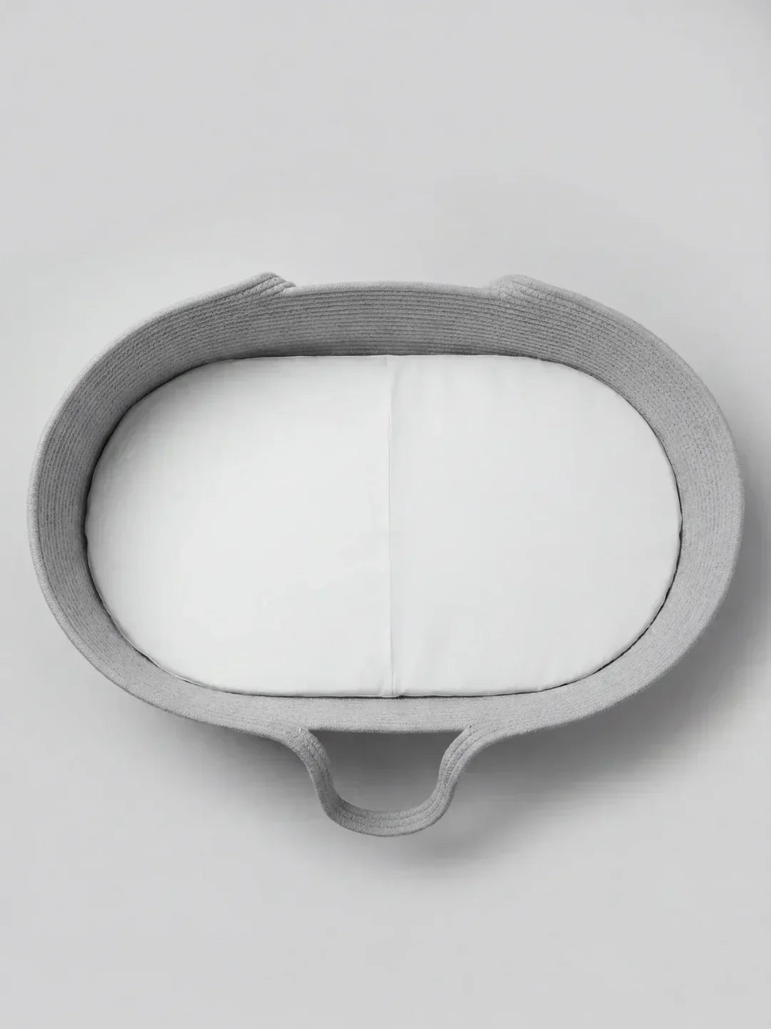 Woven Cotton Moses Basket — Portable, Mattress Included