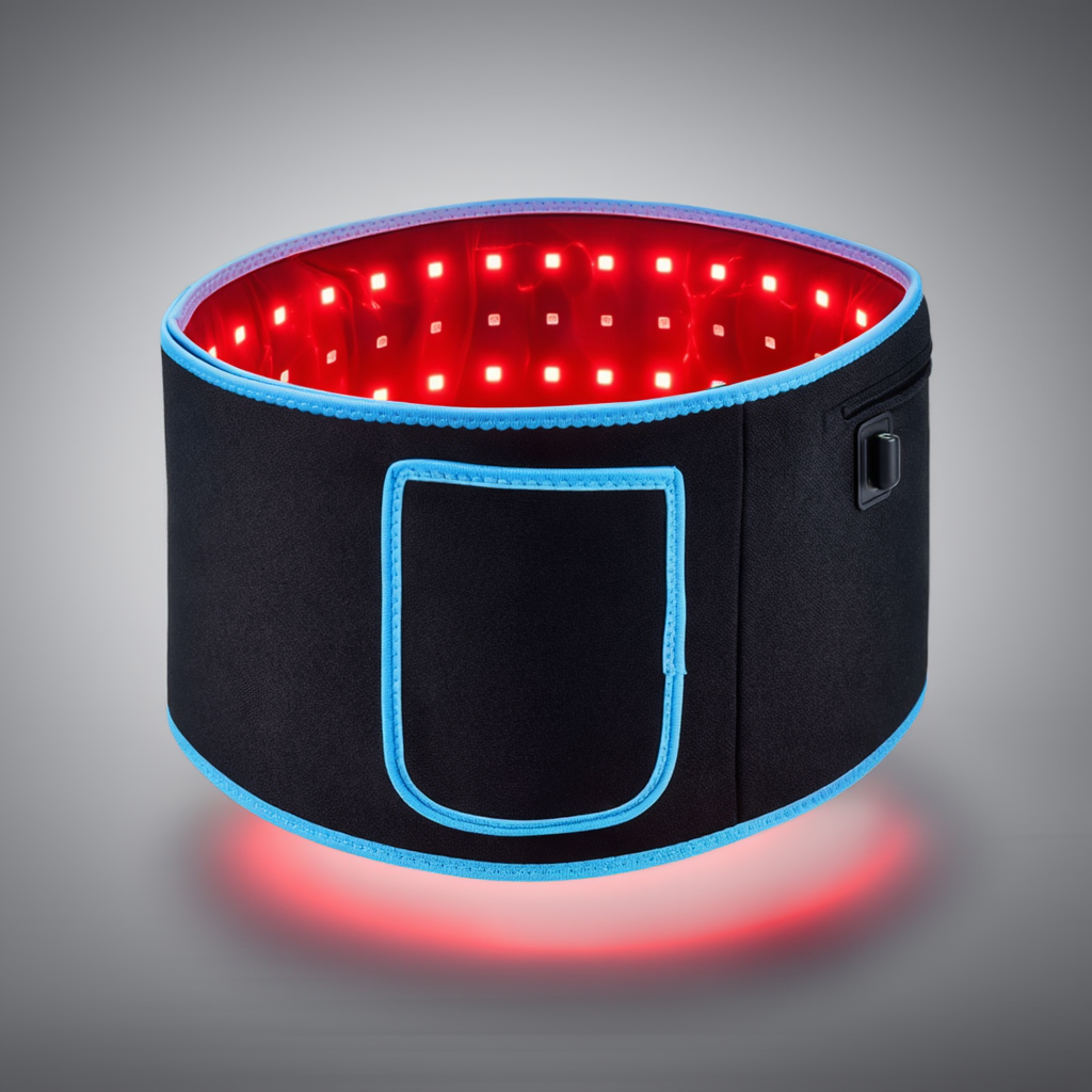 126 Präzisions-LED-verstellbarer Gürtel – 660-nm-Rotlicht- und 850-nm-Nahinfrarot-Wellenlängen