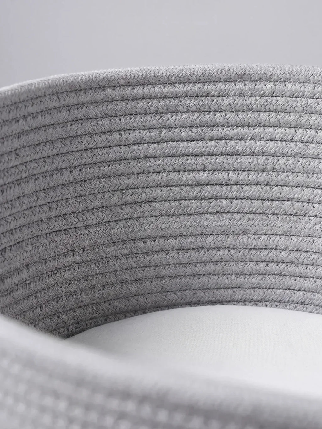 Woven Cotton Moses Basket — Portable, Mattress Included