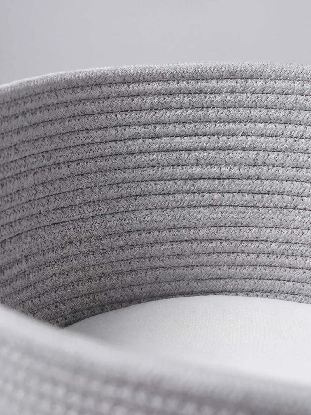 Woven Cotton Moses Basket — Portable, Mattress Included