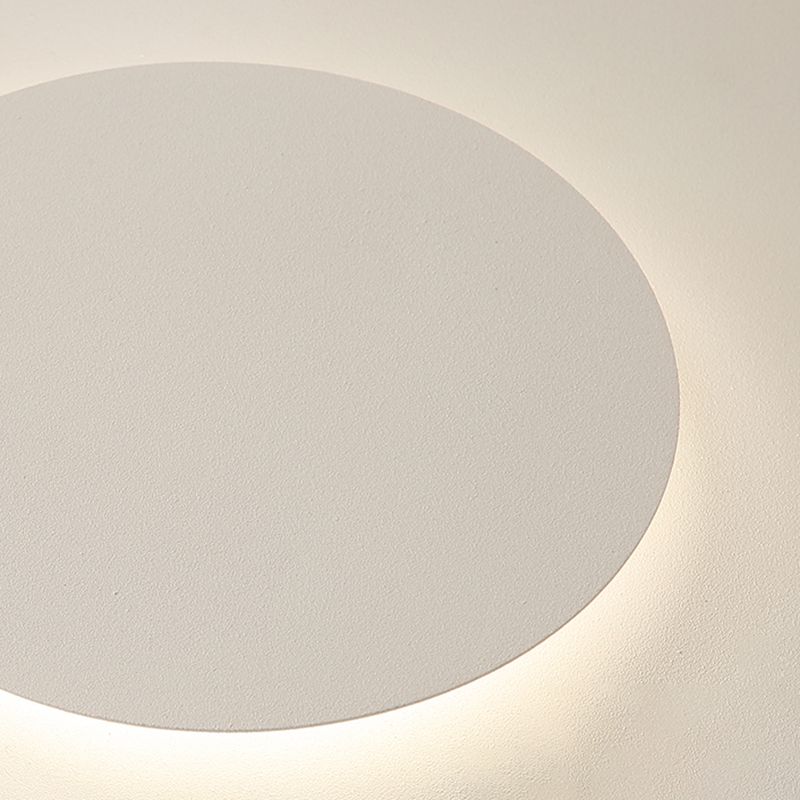 50cm Round LED Ceiling Light — Dimmable White Acrylic Diffuser and Matte Metal Chassis
