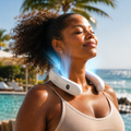 ThermoFlow 3-Zone Wearable Neck Fan – Adjustable Neck Cooler and Heater