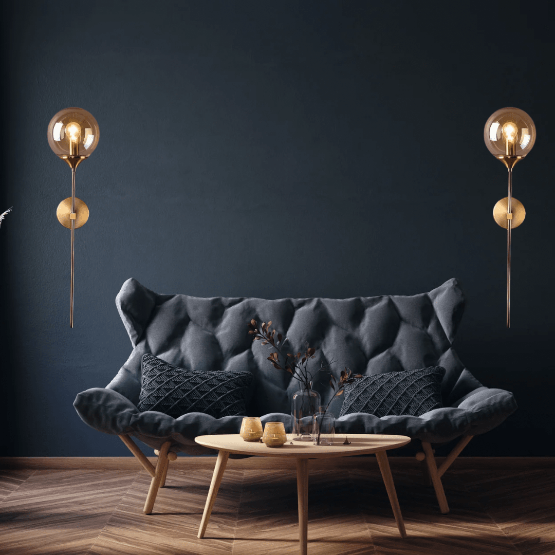 Eclipse Glass Ball Pendant Light — Modern Hanging Fixture