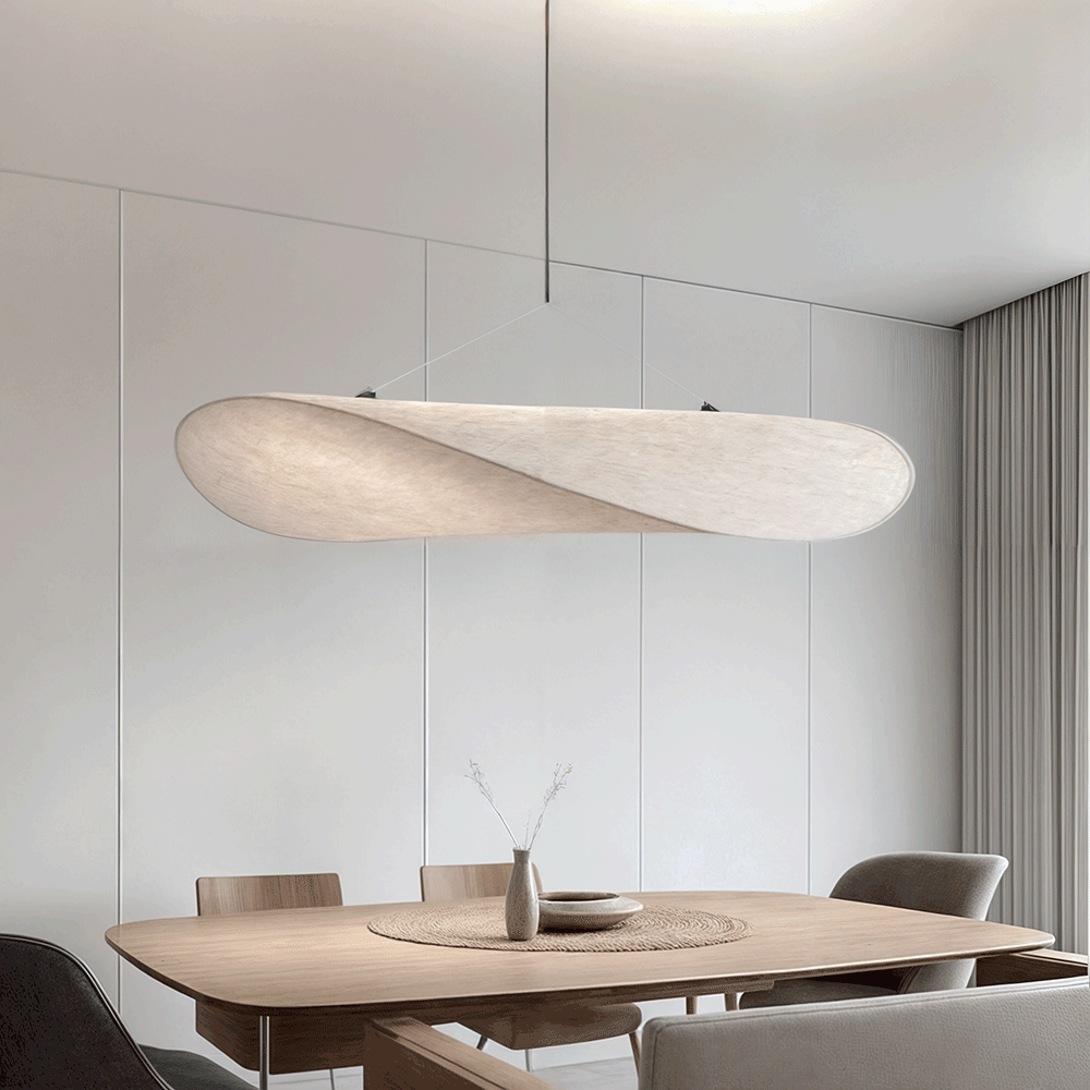 Vertigo-Blatt-Kronleuchter — Pendelleuchte in Kartoffelchip-Form