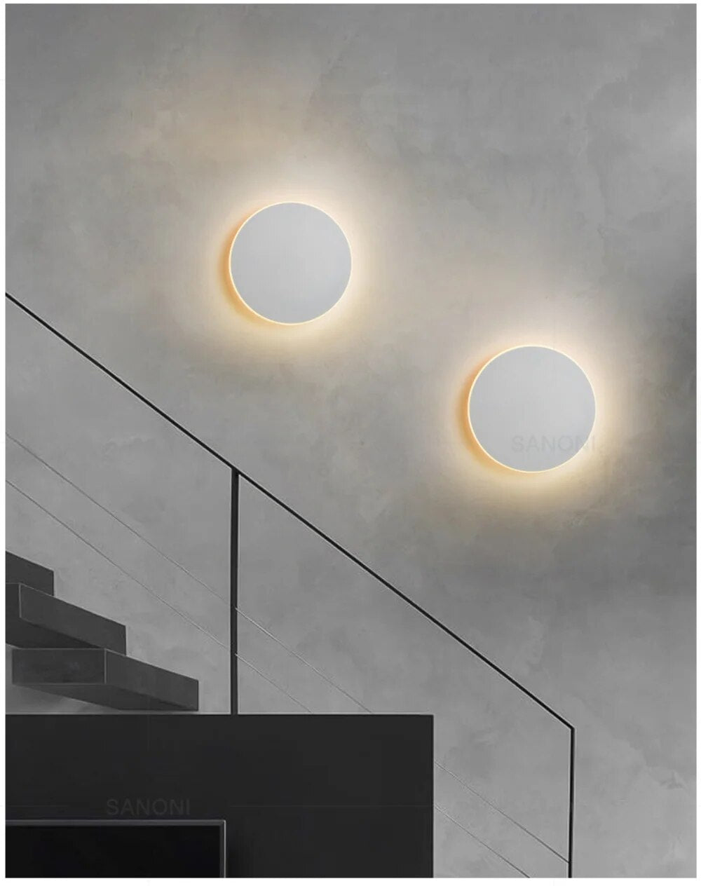 Sleeksphere Round LED Wall Lamp — Modern Style Lighting