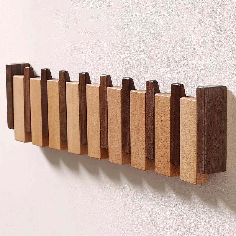 Handgefertigte Klavier-Garderobe - luxuriöse Holz-Garderobe für den Eingangsbereich