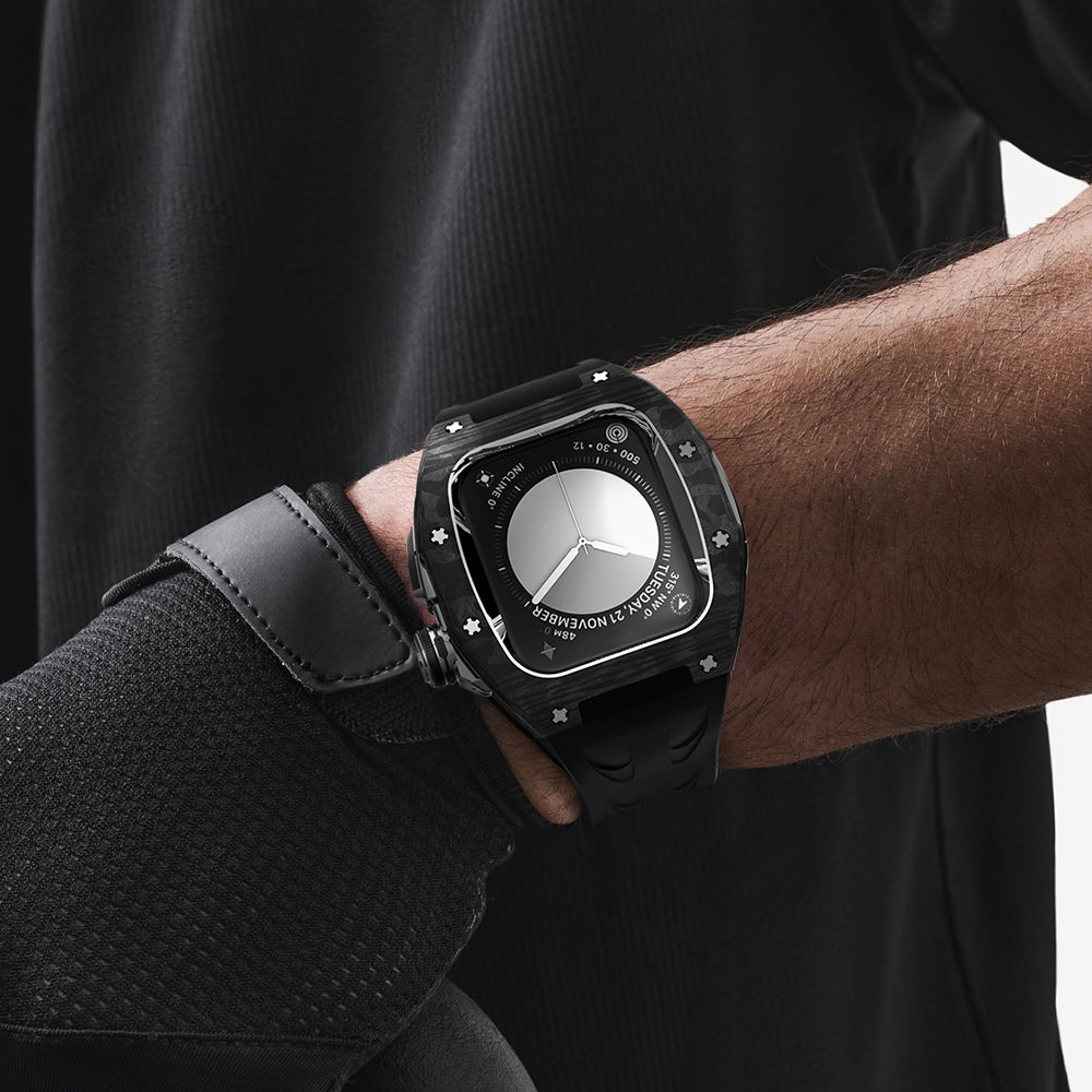RM7013 Carbon Fiber Retrofit Case Kit for Apple Watch S10