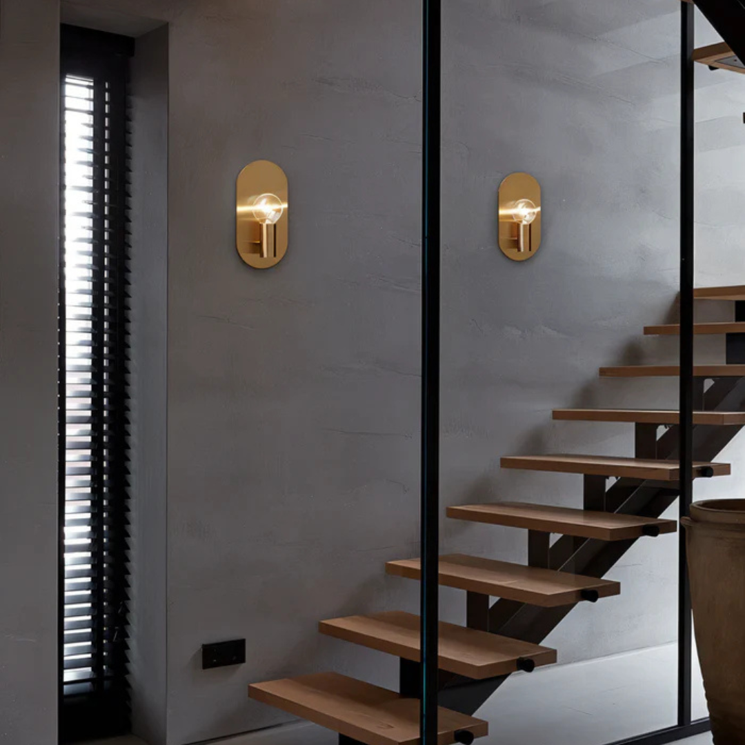 Aurea Gold LED Wall Lamp For Luxe Interiors And Hallways