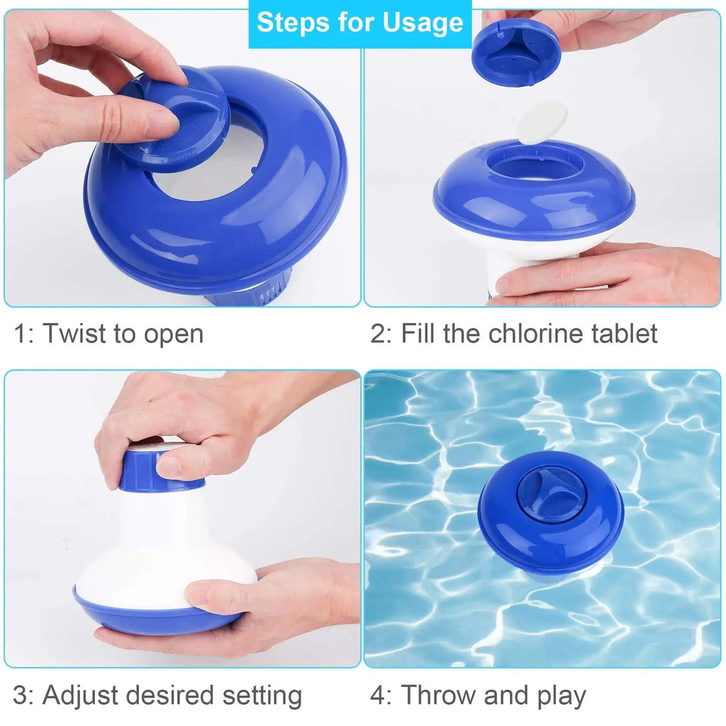 Flutuador ajustável para cloro de piscina | Filindra