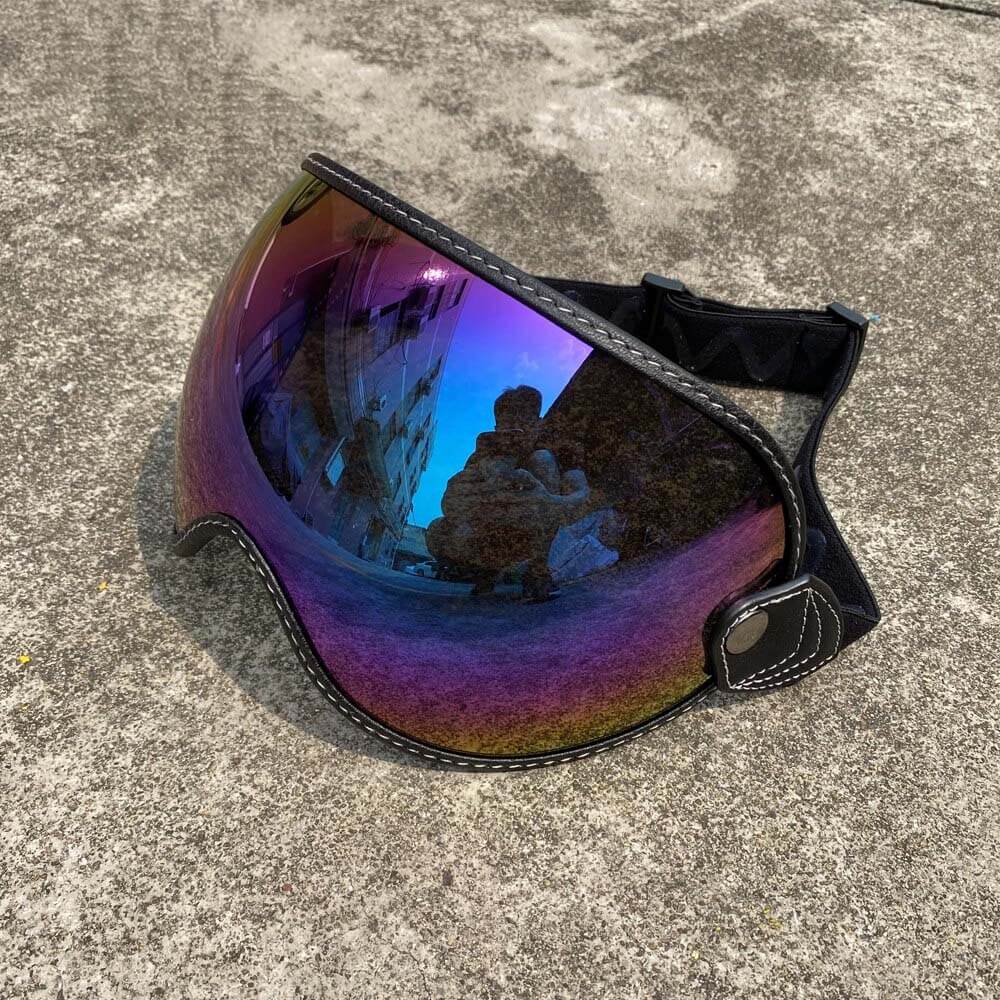 Universal Helmet Visor — HD Anti-UV Bubble Lens, Clear Vision