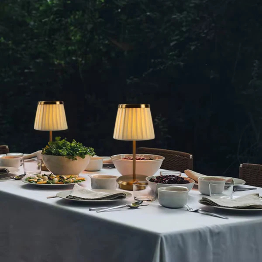 SolaraLume lampa biurkowa LED z przytulnym ciepłym światłem do każdego pomieszczenia  
