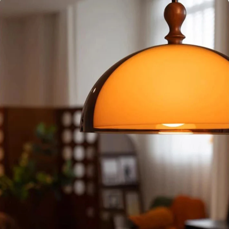 Asterra Brown LED Pendant Light For Dining Tables And Kitchen Islands