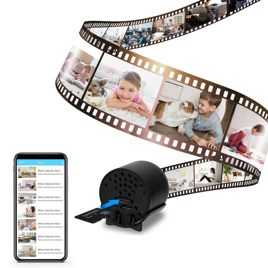 Bezdrátový mini WiFi domácí bezpečnostní kamerový systém | Filindra
