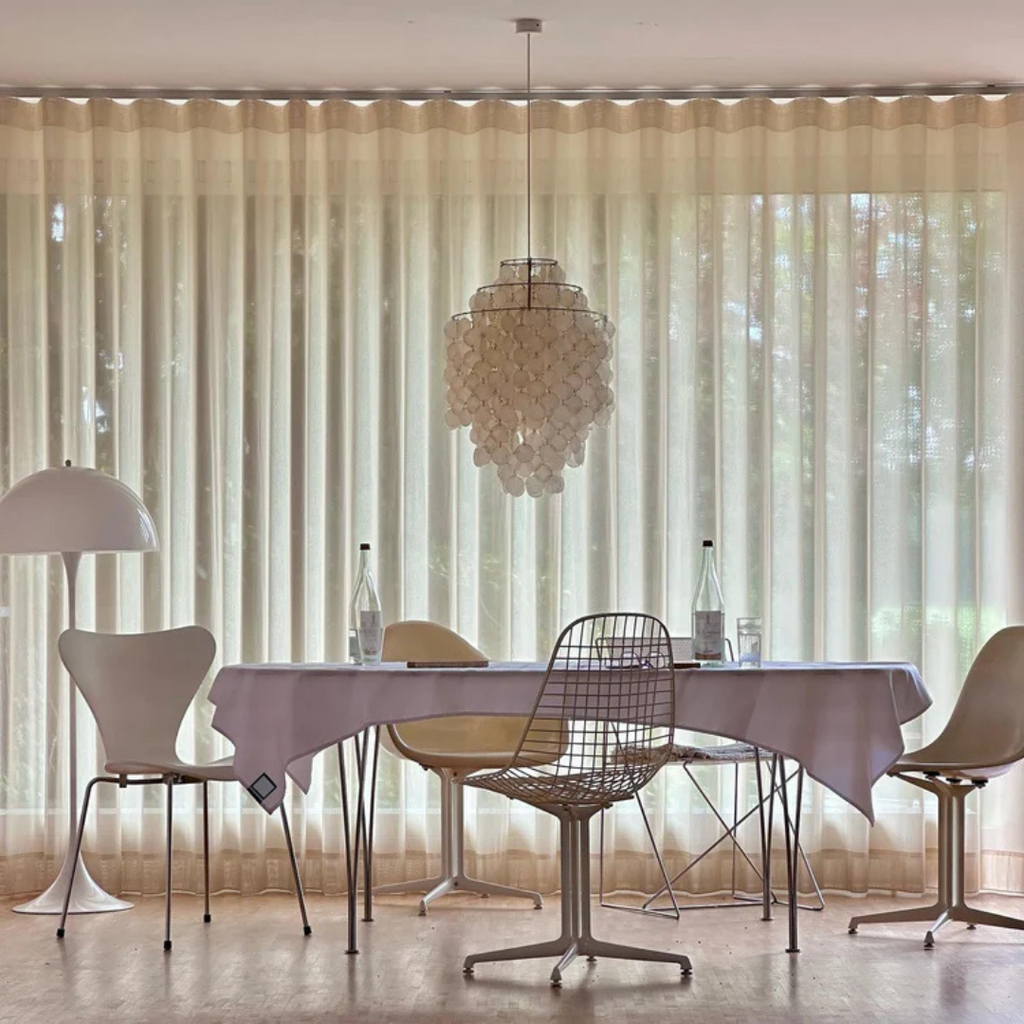 Suspension Seashell par Kirrea avec lueur vintage pour salles à manger