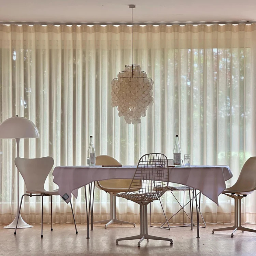 Suspension Seashell par Kirrea avec lueur vintage pour salles à manger