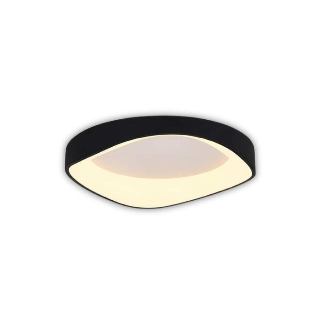 Vestra Nordic LED Ceiling Fixture Showcases Wood And Clear Acrylic Finish