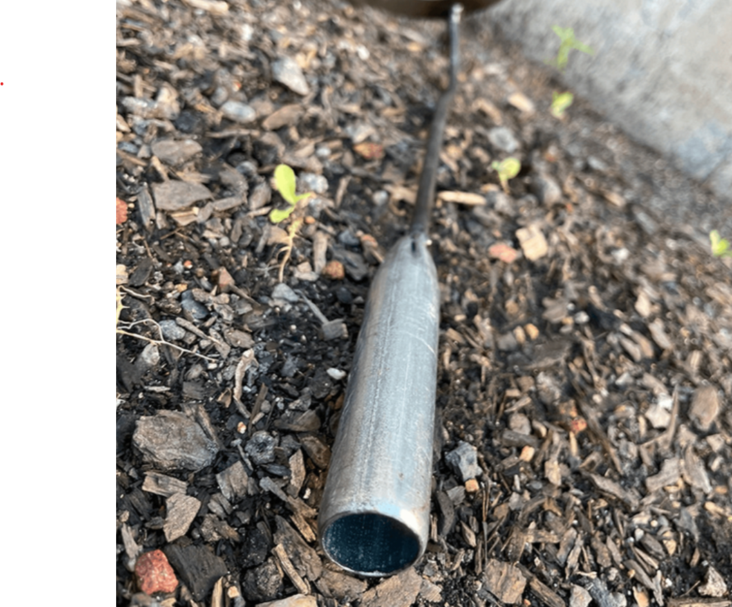 Enxada oca totalmente em aço para jardinagem | Filindra