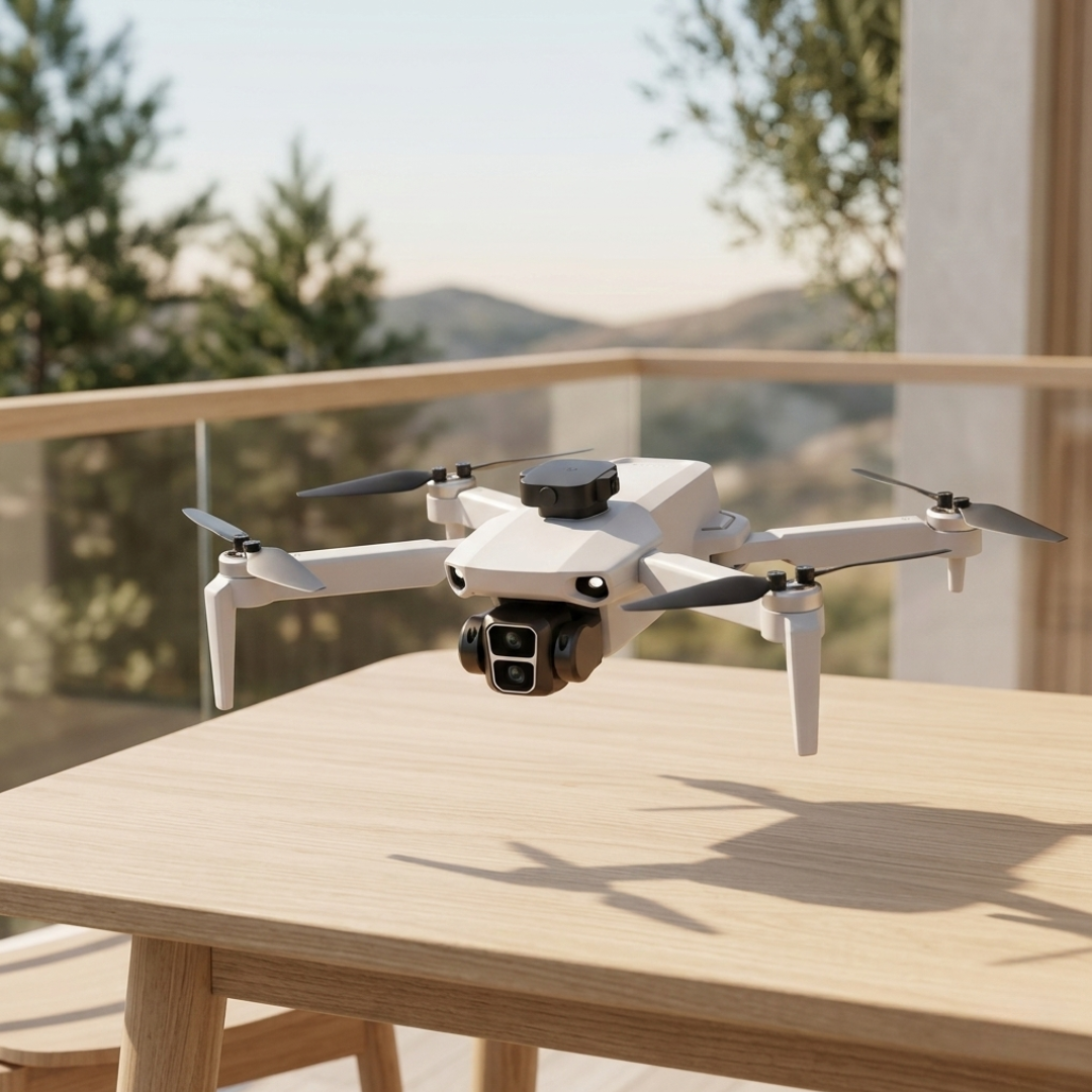 Vakautettu GPS-drone — 4K-kamera, integroitu esteiden väistöjärjestelmä, tarkka navigointi
