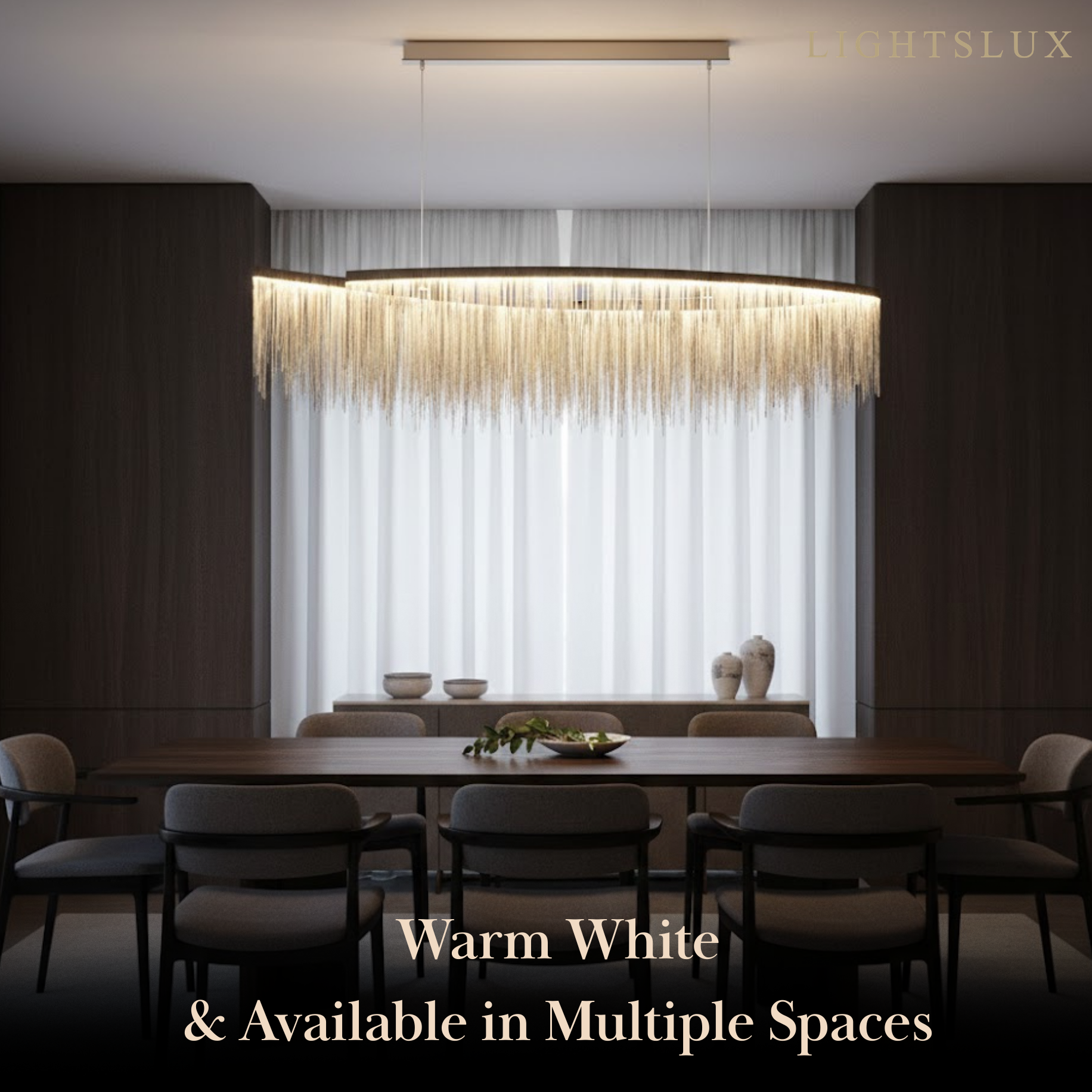 Suspension Royal or ou chrome – Luminaire en métal avec pampilles de luxe pour salle à manger - Flindria