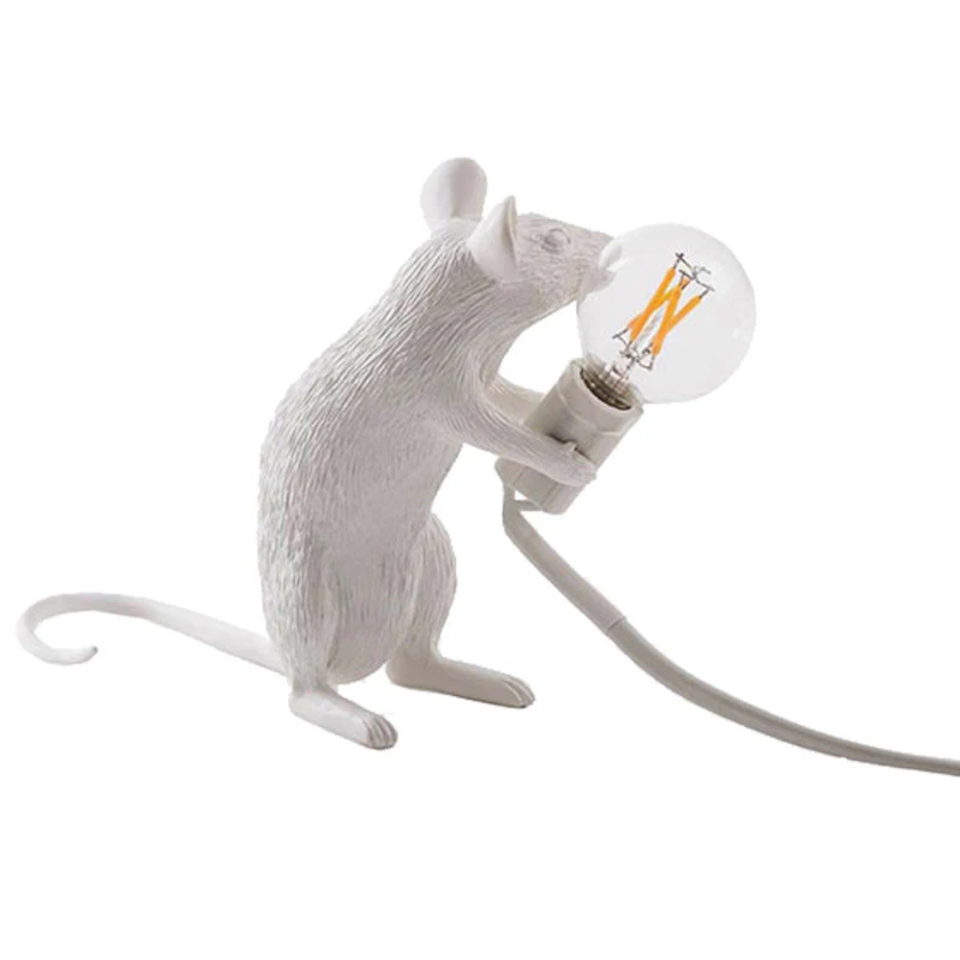 MiraMouse Nachtlicht Schreibtischlampe mit Harz-LED-Akzent für Schreibtische