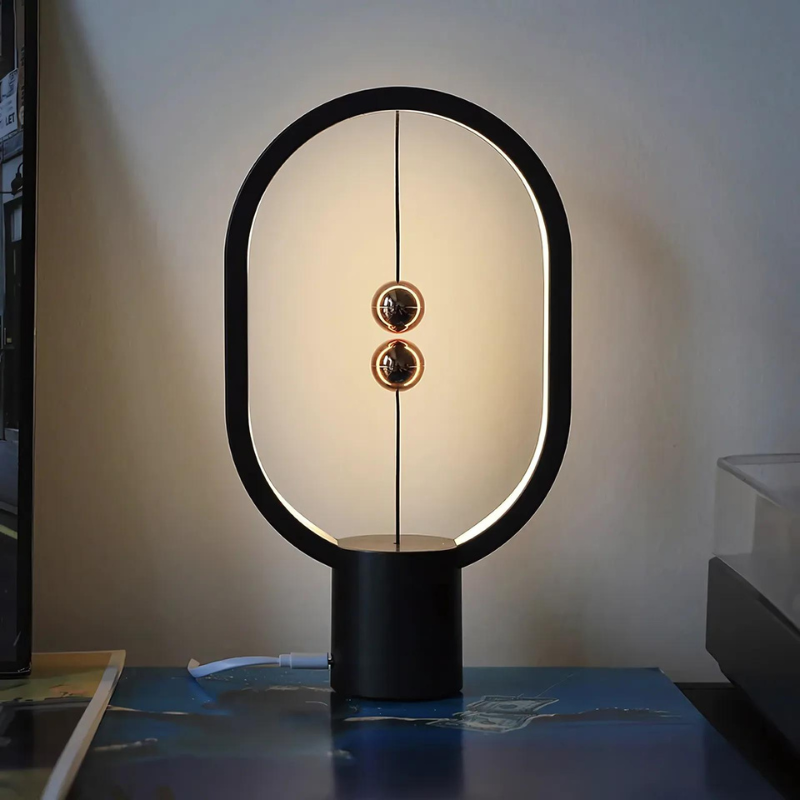 LumaCrest LED-Schreibtischlampe für stimmungsvolle Beleuchtung am Nachttisch im Homeoffice  