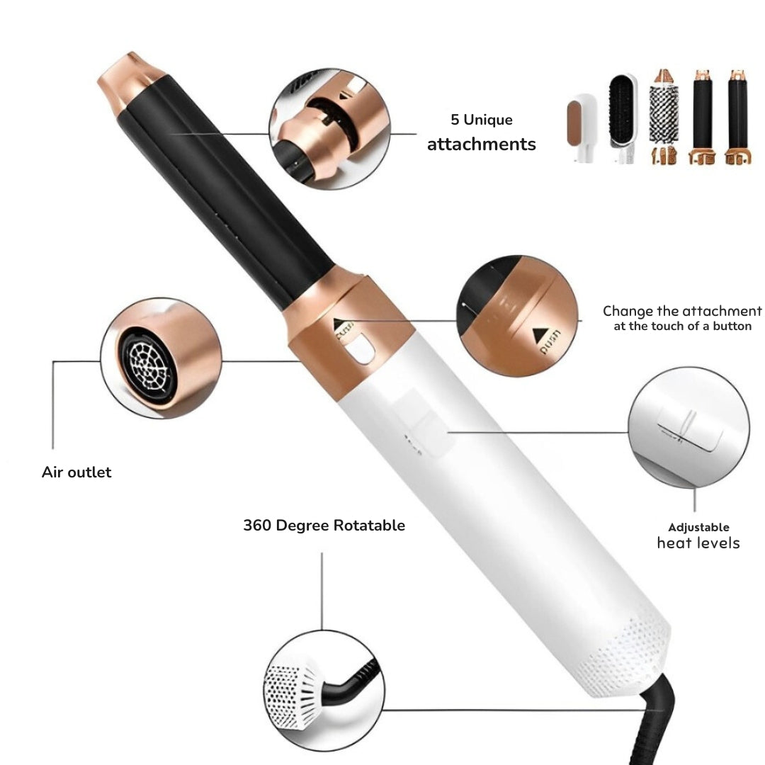 inAirWrap Pro 5in1 Multifunktionales Haarstylinggerät