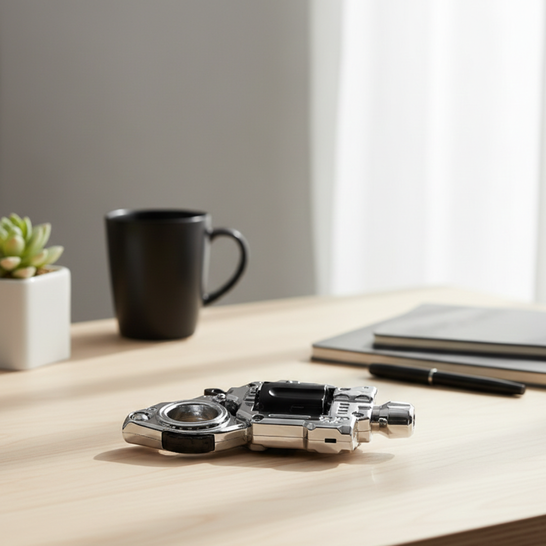 Mini-alloy-revolverudgave af fidgetspinner - mekanisme i lommestørrelse