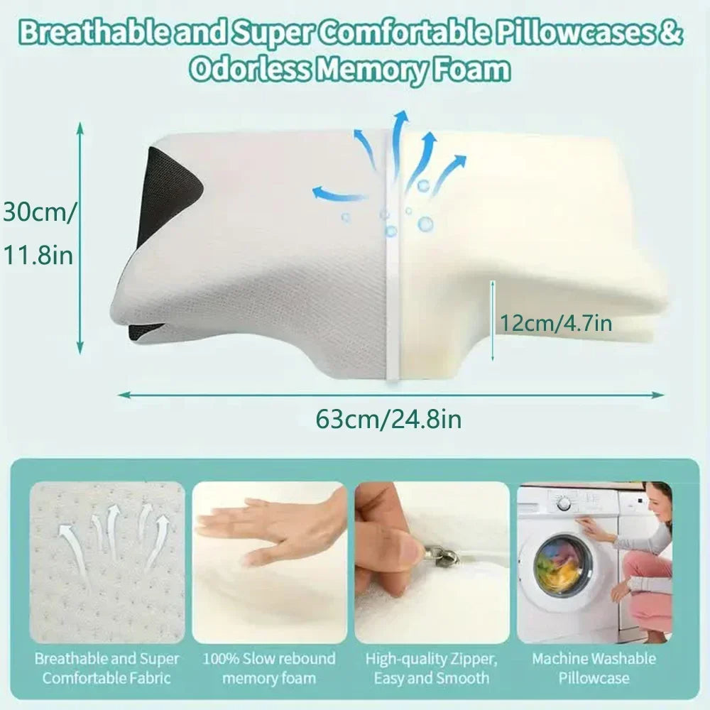 Orthopedic Neck Pillow — Targeted Support, Proper Spinal Alignment