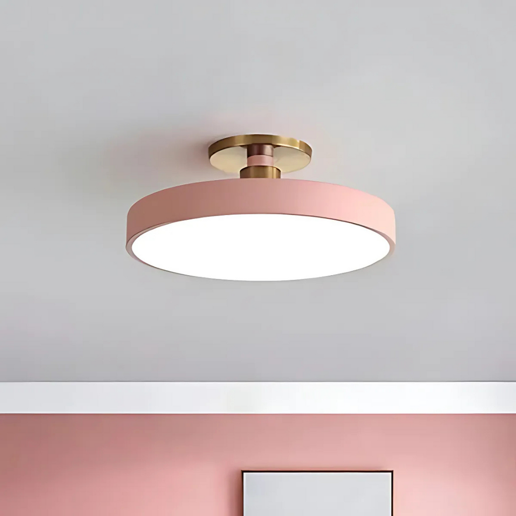 Lorien Nordic Warm Glow Ceiling Light Energy Efficient Illumination