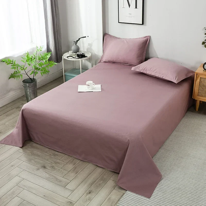 SereneLoom Flat Sheet In Organic Cotton For Soft And Breathable Sleep