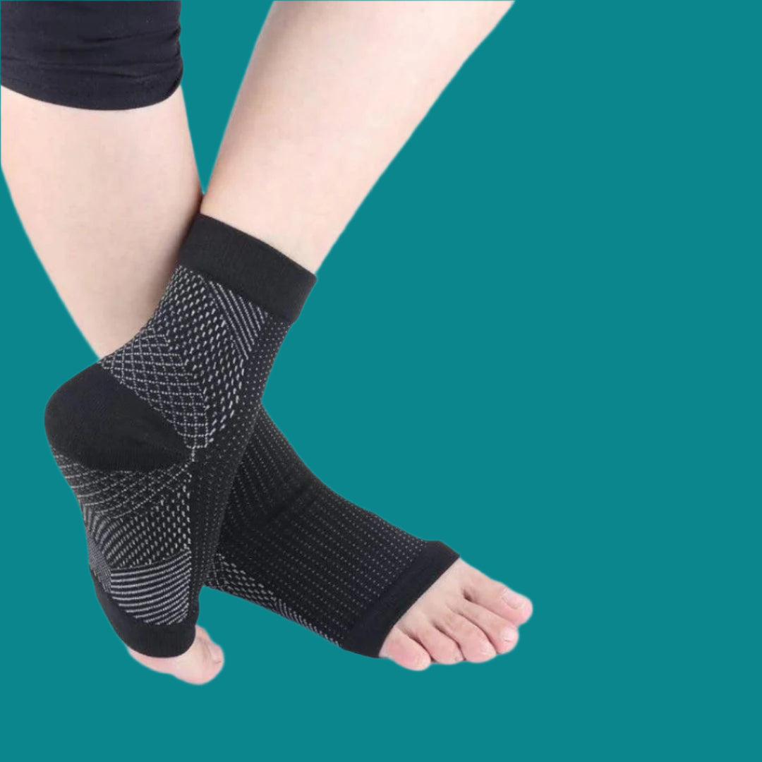 CuraFlex Knee-High Support Socks — All-Day Comfort & Gentle Compression