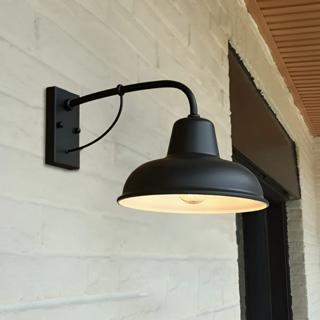 Ravelon Outdoor Lantern For Patio In Vintage Industrial Style By Aerolux