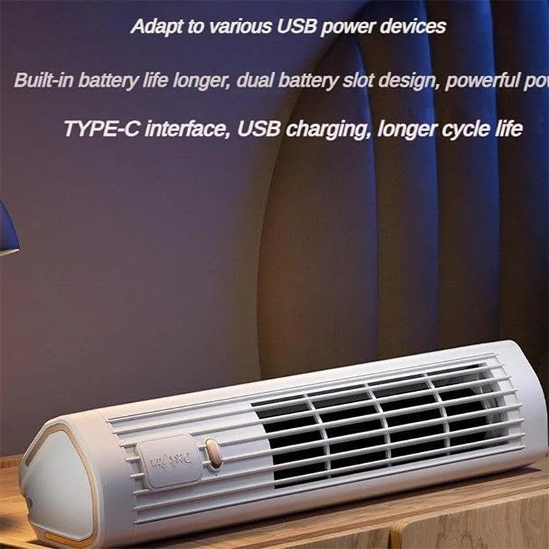 USB Rechargeable Portable Air Conditioner Tower Fan | Filindra