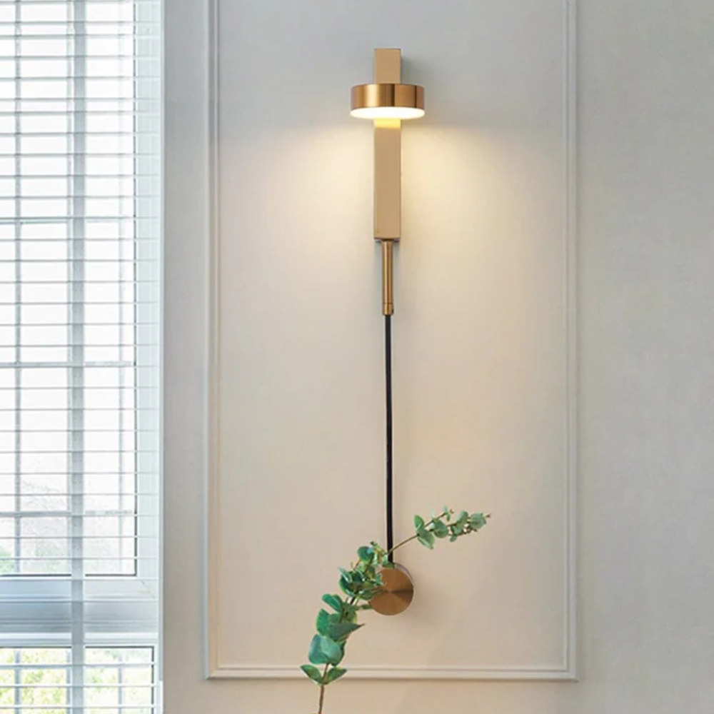 AetherGlow Wall Mounted LED Reading Lamp for Bedside Use