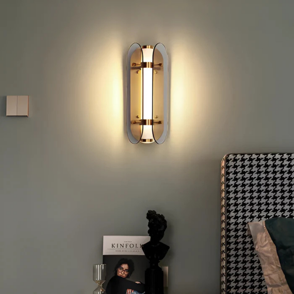NovaLux LED Glass Wall Light For Modern Interiors Home And Office