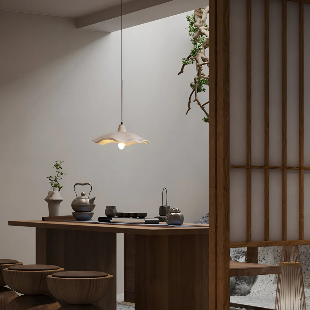 Nolara Wabi-Sabi Concrete Pendant Light For Dining Table