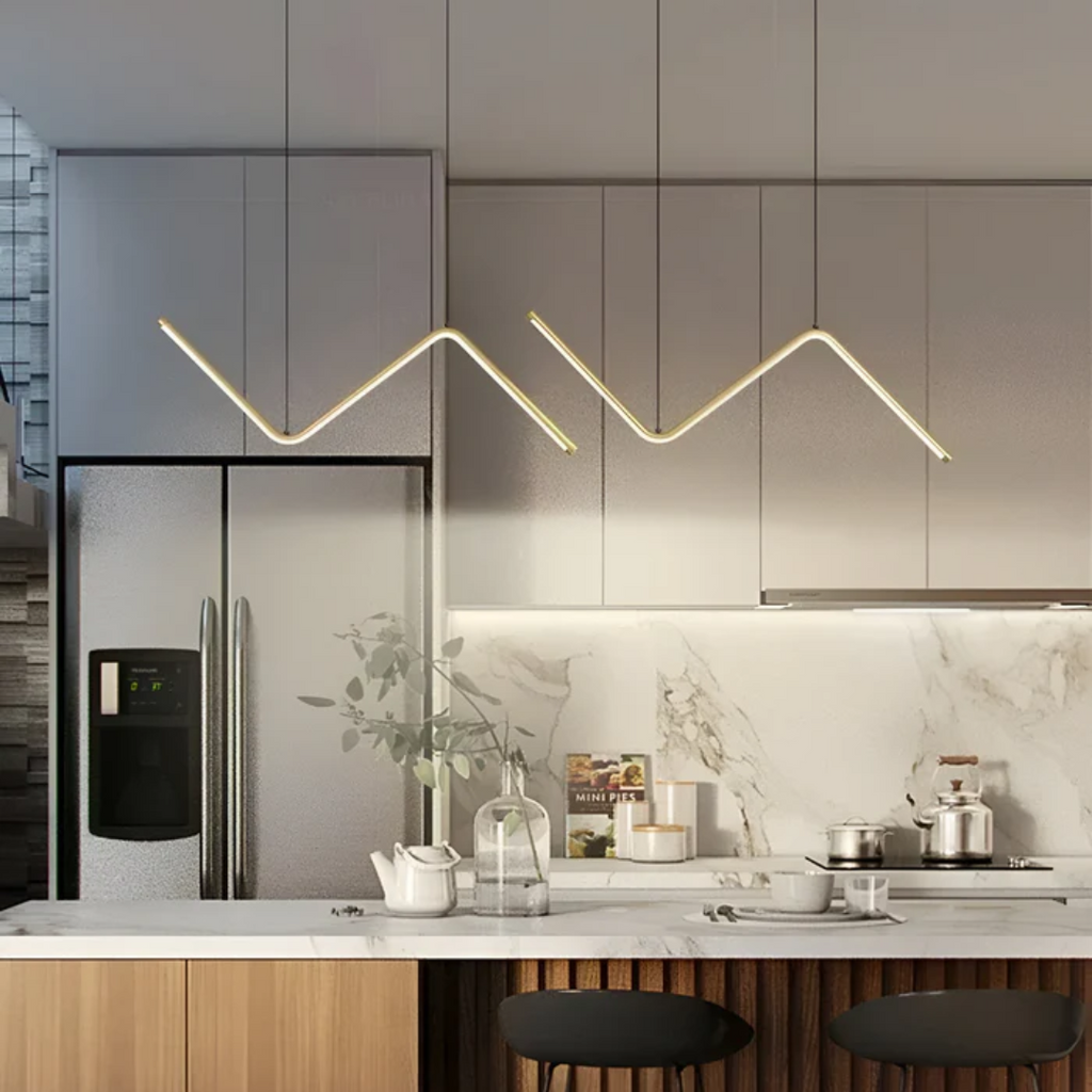 Lunara LED Pendelleuchte mit dreieckigem Design für moderne Innenräume