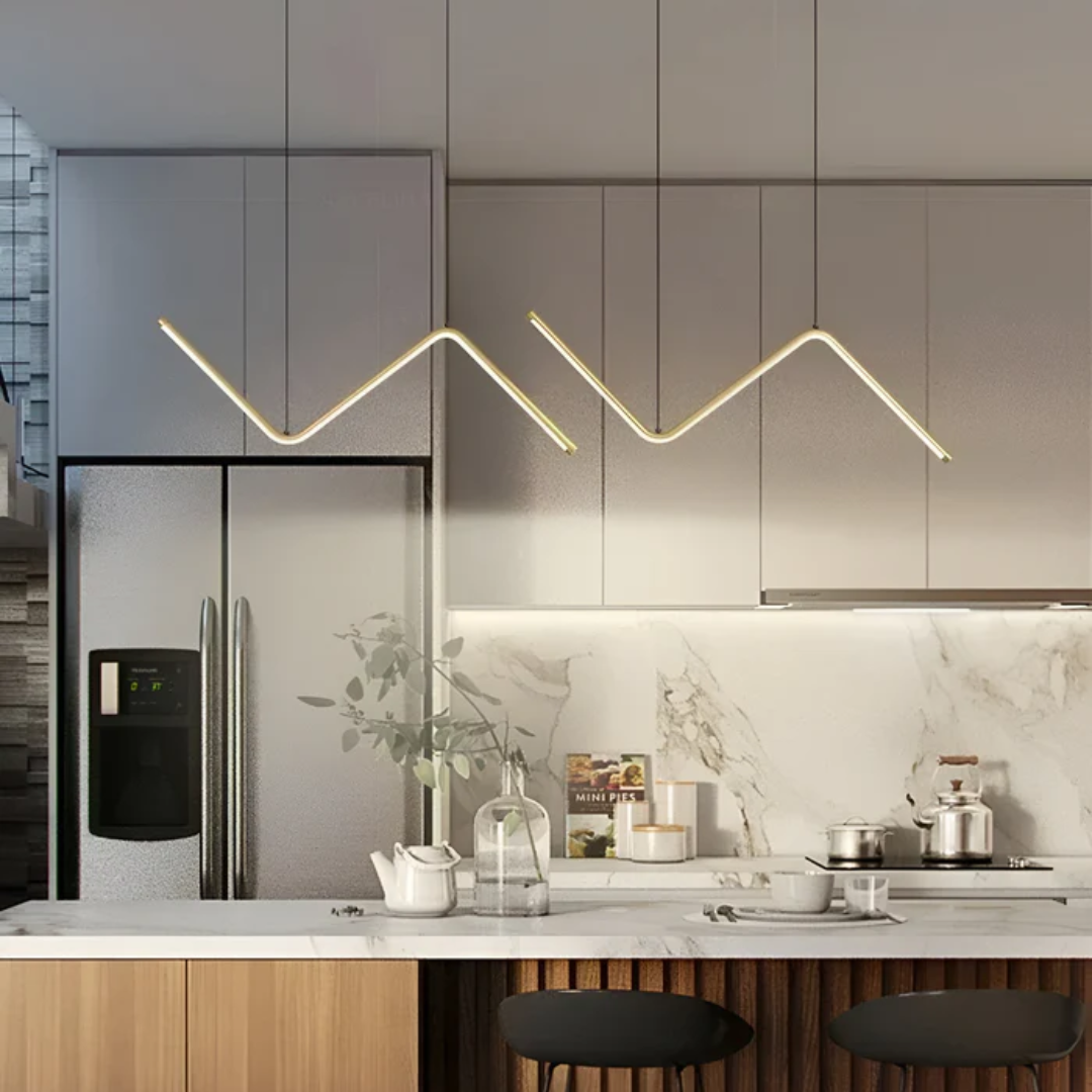 Lunara LED Pendelleuchte mit dreieckigem Design für moderne Innenräume